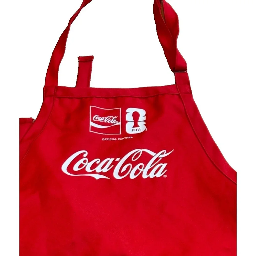 FIFA x Coca Cola World Cup 2026 Red Apron with Tie Closure